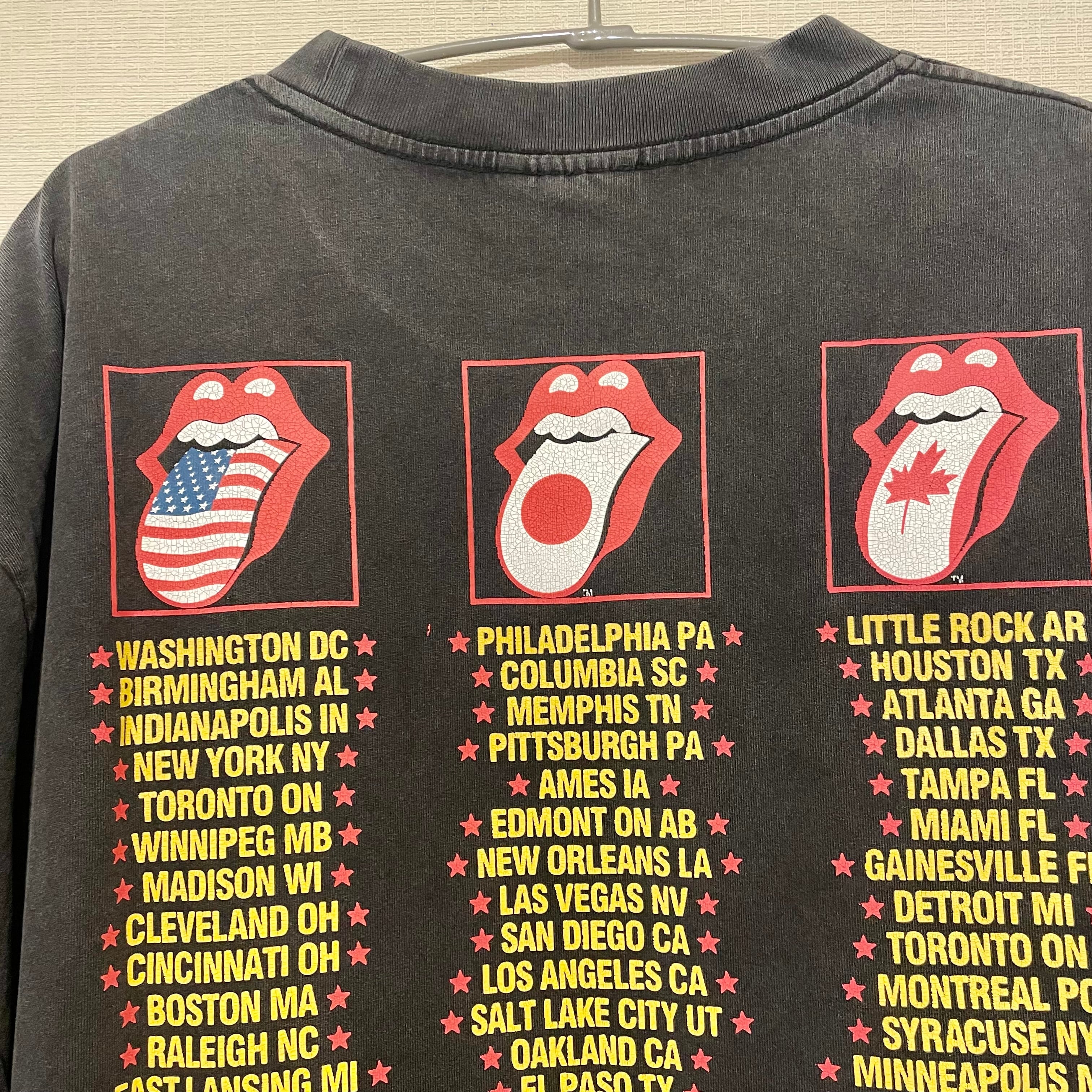 The Rolling Stones Tシャツ WORLD TOUR 94/95 ローリングストーンズ