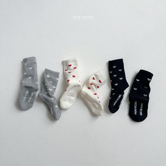 B535【即納】 heart socks set