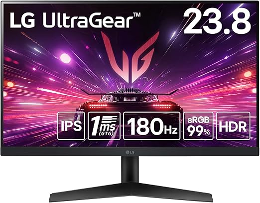 LG ゲーミングモニター UltraGear 24GS60F-B 23.8インチ/PCゲーム