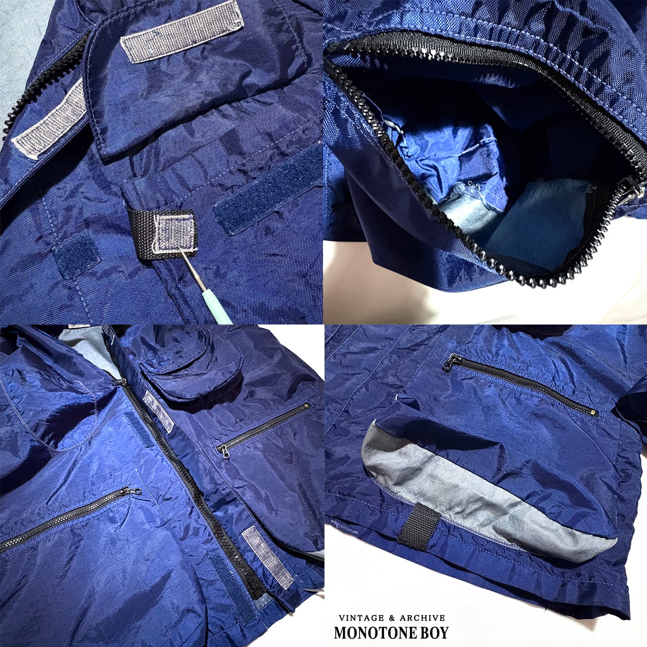 STONE ISLAND 1995 SS Formula Steel Jacket BLUE 22154X05 made in