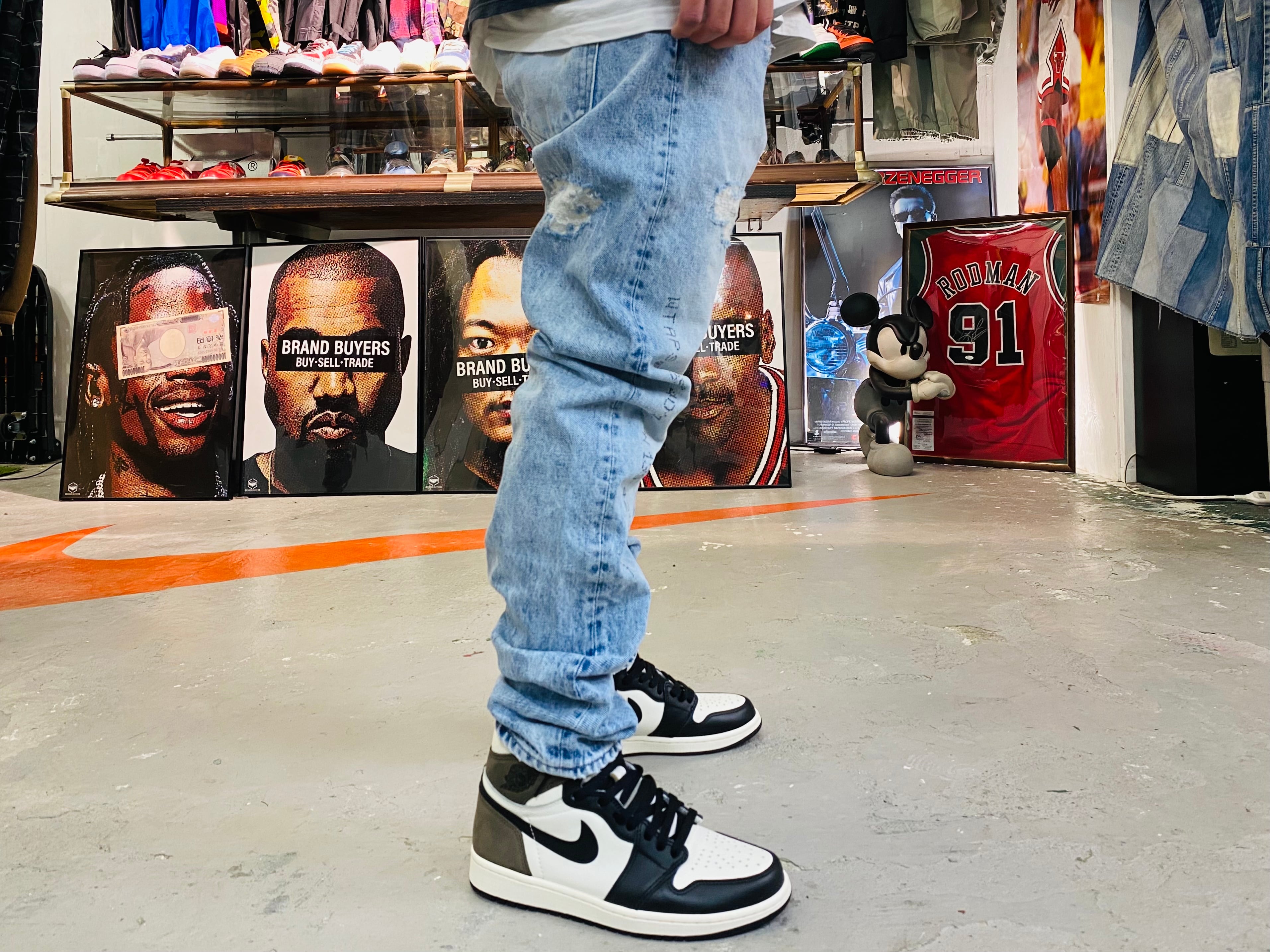 WTAPS BLUES VERY SKINNY TRASH DENIM 04 120KC3883 | BRAND BUYERS OSAKA