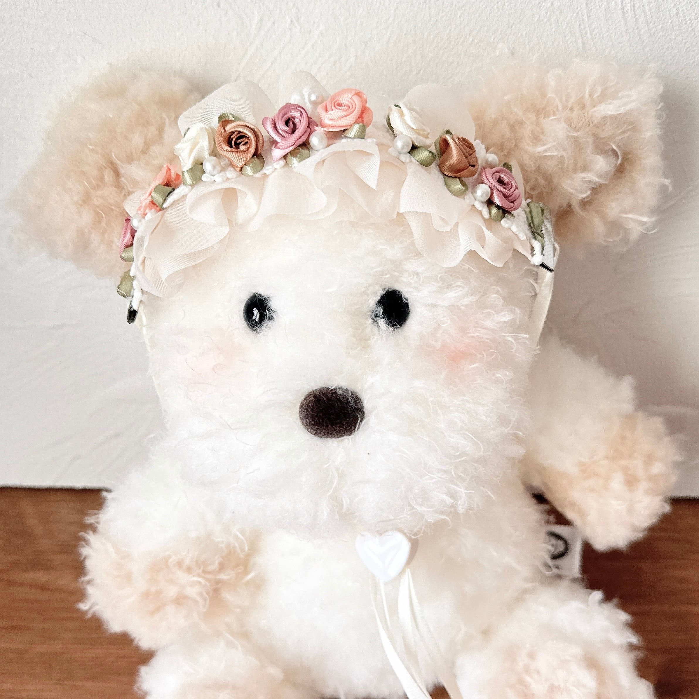 清楚なお花ヘットドレス