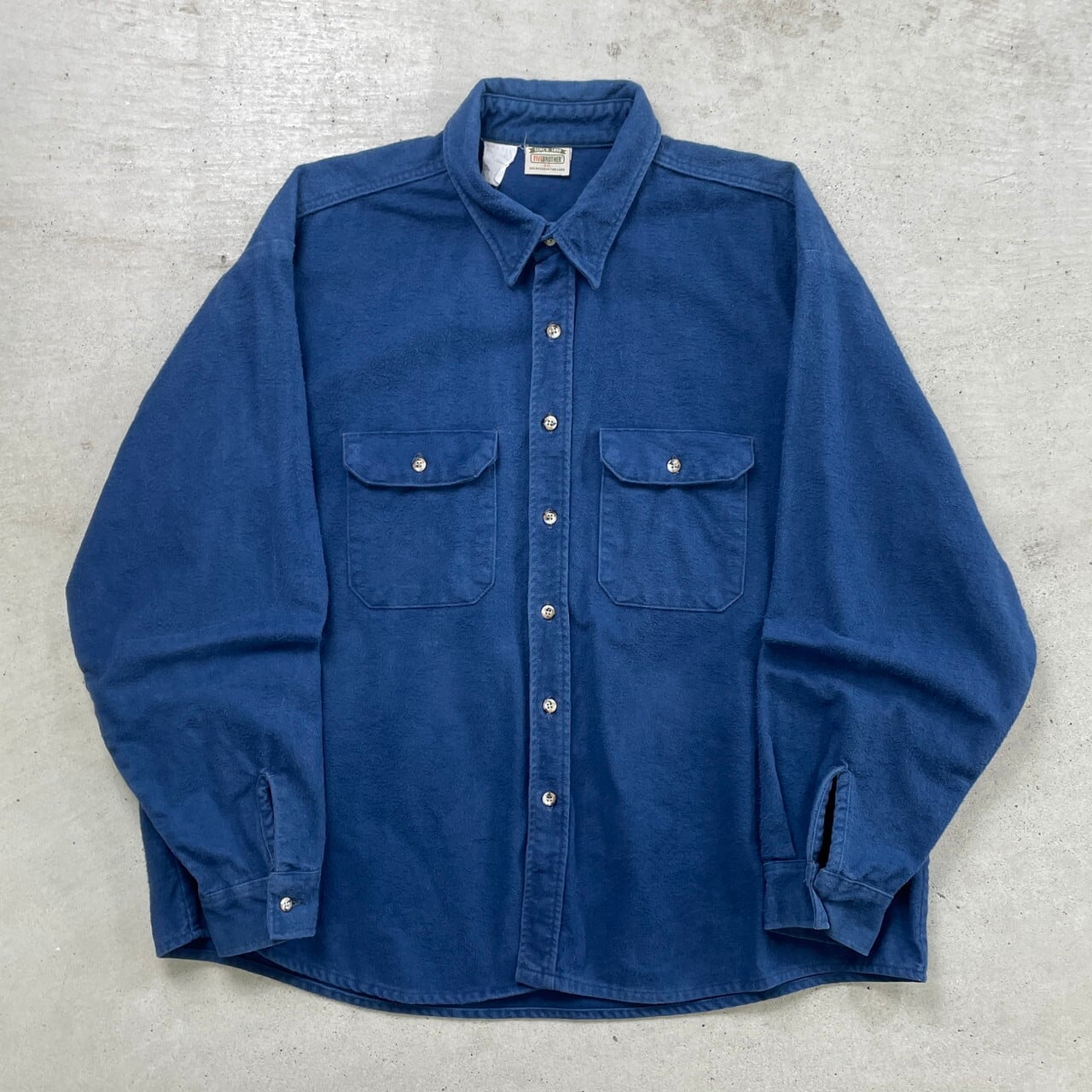 90年代 FIVE BROTHER ファイブブラザー シャモアクロスシャツ メンズ 
