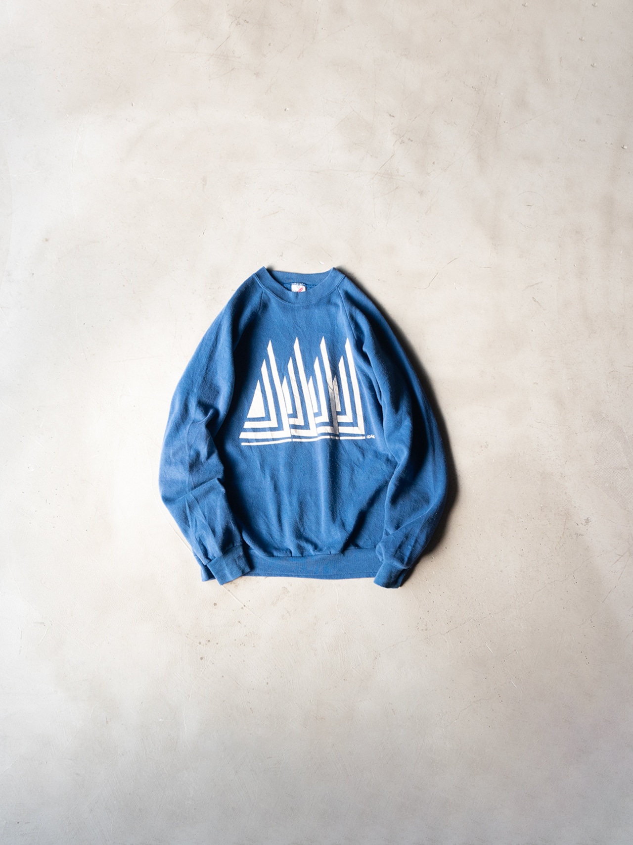 unknown '80s vintage JERSZEES body geometric design sweat