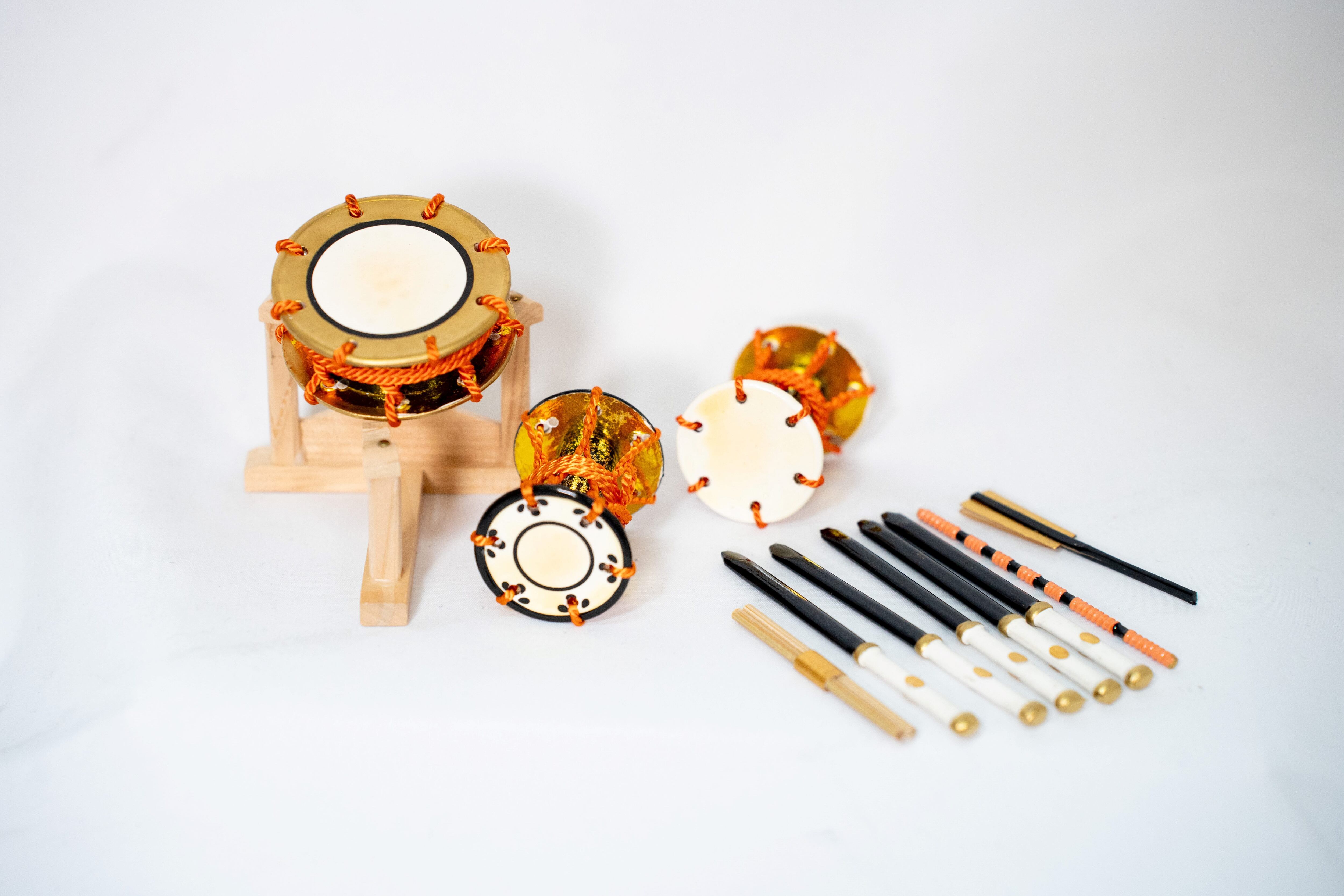 お道具 五人ばやし 太鼓・笛・など音楽セット | 株式会社 山本人形