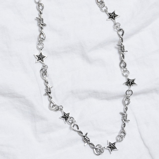 【12/16新着】WIRE STARネックレス