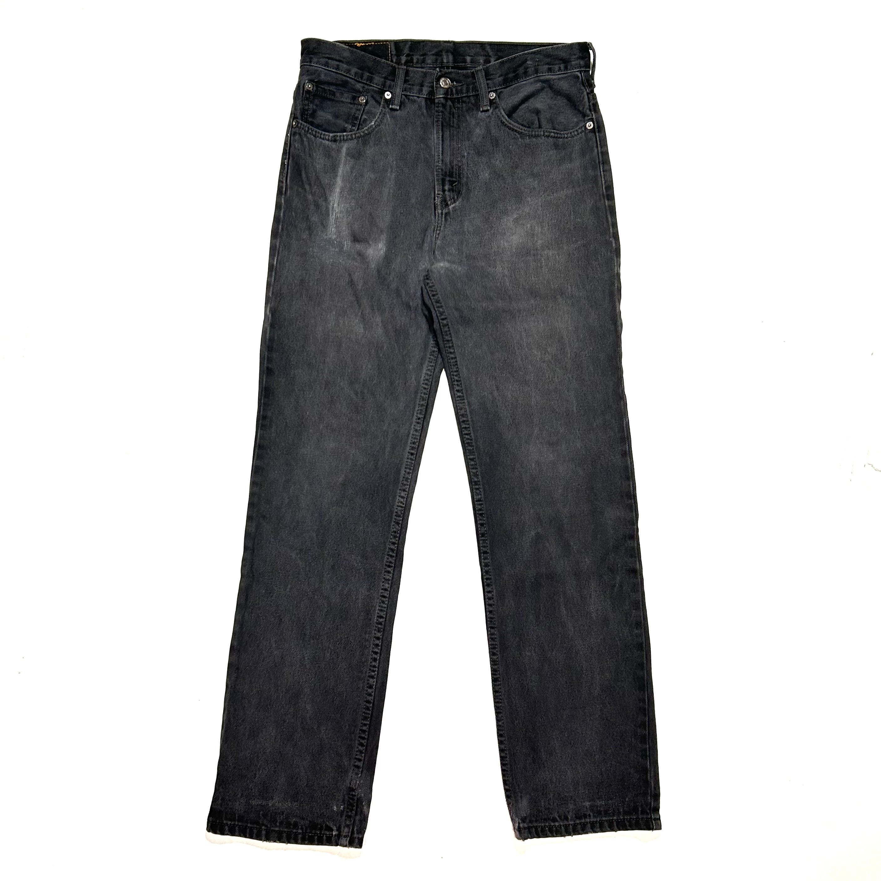 8993 リーバイス 516 ブラックデニムパンツ ストレートデニム W33