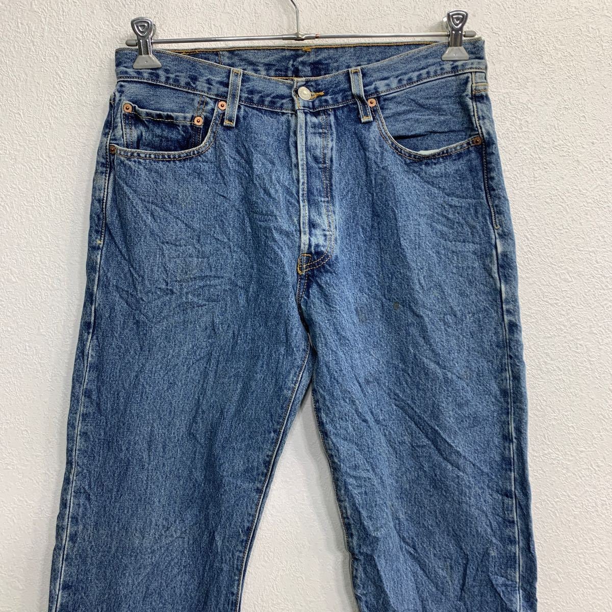 Levi's 501 デニムパンツ W34 リーバイス ボタンフライ ブルー Levi's 501 デニムパンツ W34 リーバイス ボタンフライ ブルー