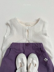 【取寄/韓国直送】minirobe 26/SM ツイル3分丈パンツ｜夏服｜韓国子供服