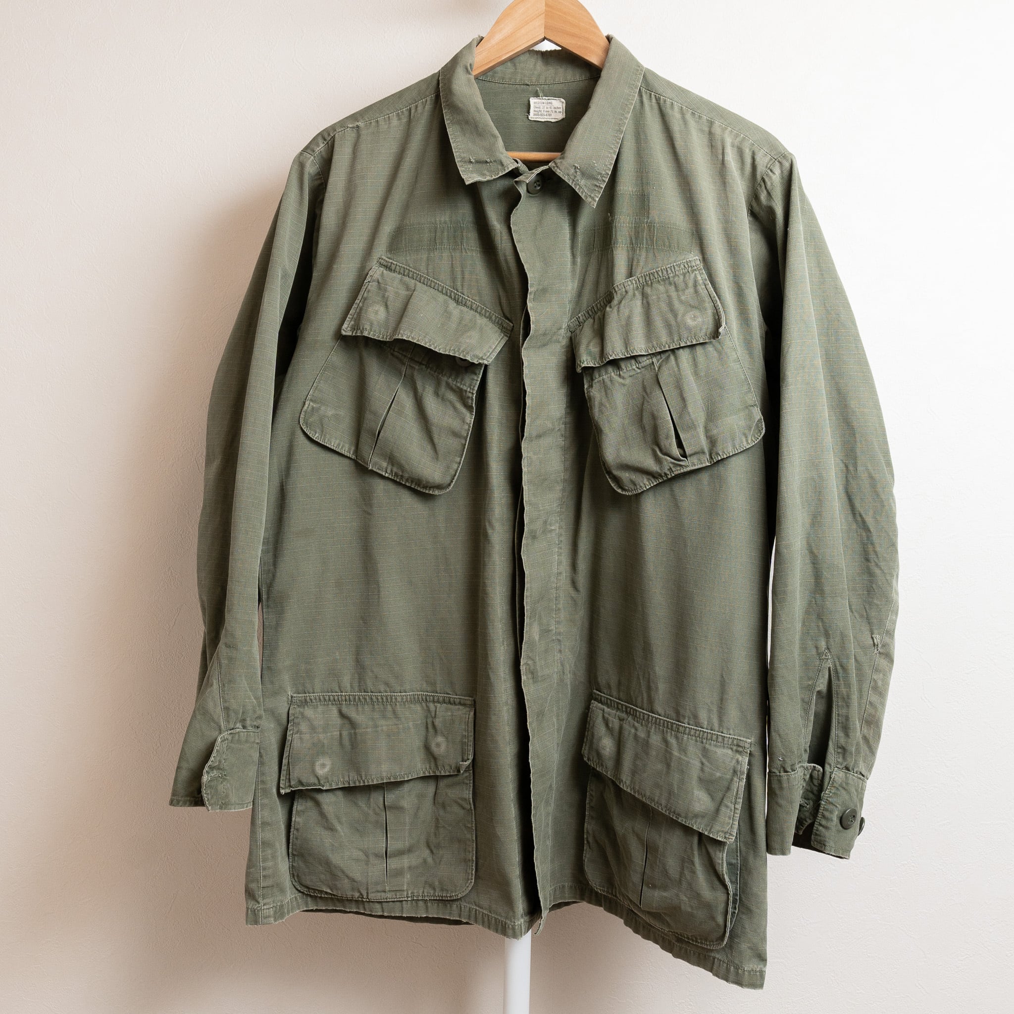 U.S.Army 60's Jungle Fatigue Jacket 4th OG-107 