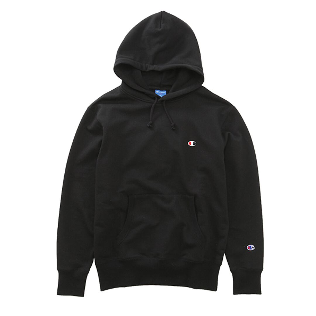 Champion ブラックパーカー