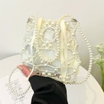 Shoulder bag with metal beads (ME426)