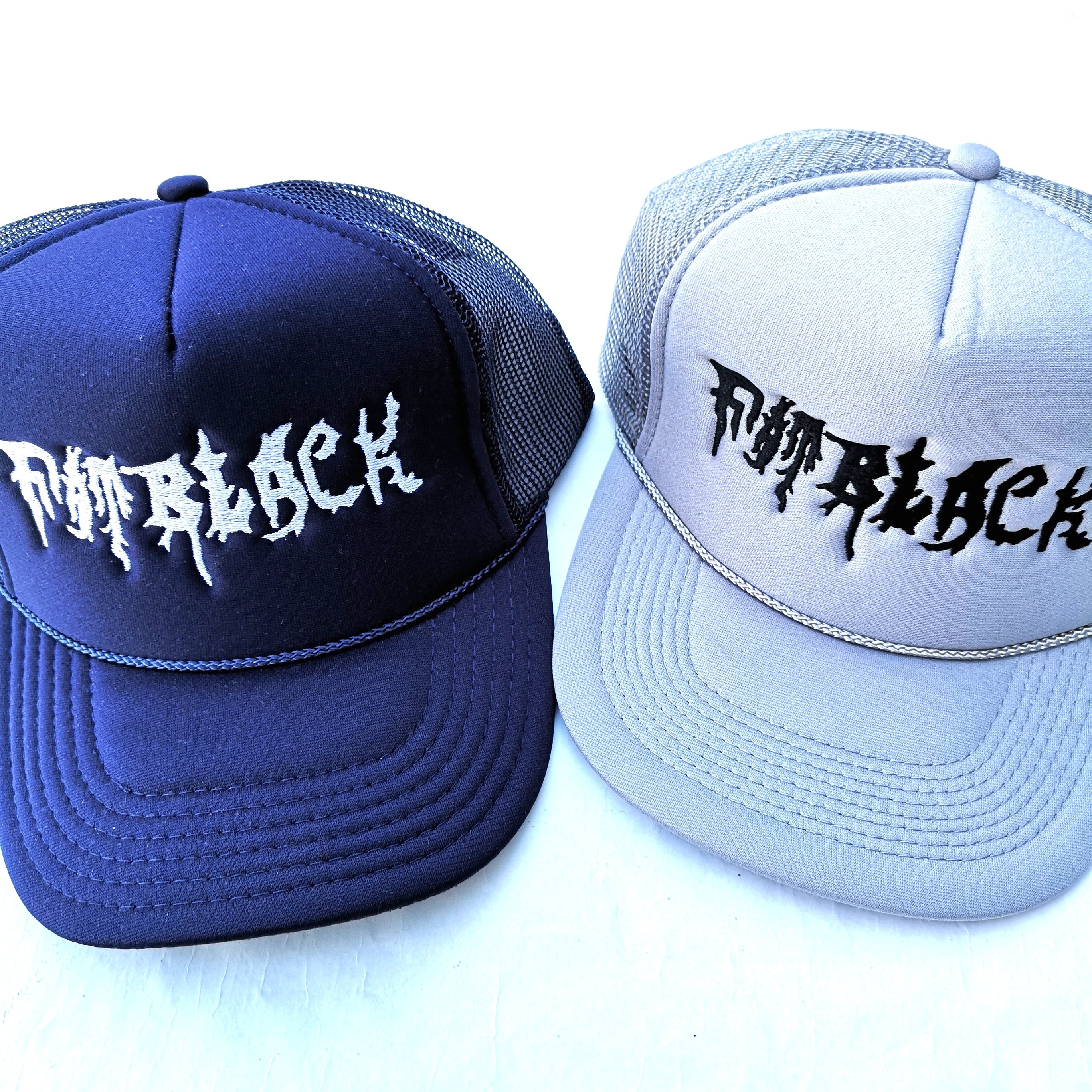 FATBLACK MESH CAP NAVY, GRAY