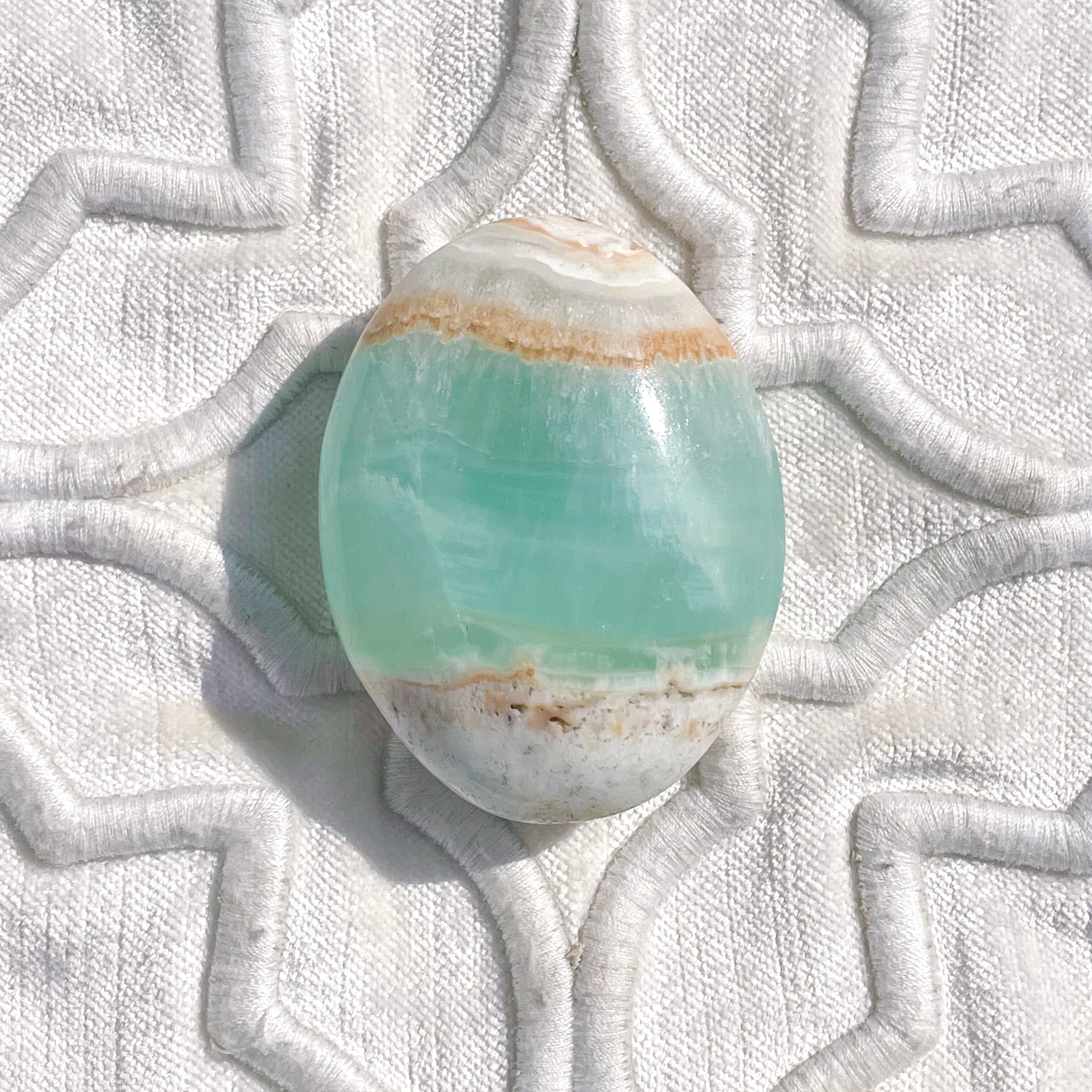 Caribbean Blue Calcite Palm 12 ✧ カリビアンブルーカルサイト