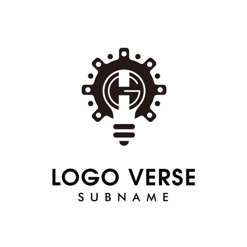 LV00242 G×電球モチーフロゴ/LOGOVERSE ロゴ販売 | PAY ID