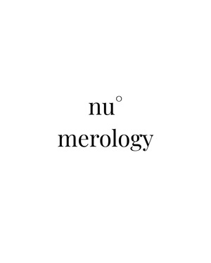 nu°merology(数秘リーディング＋セッション）オンライン