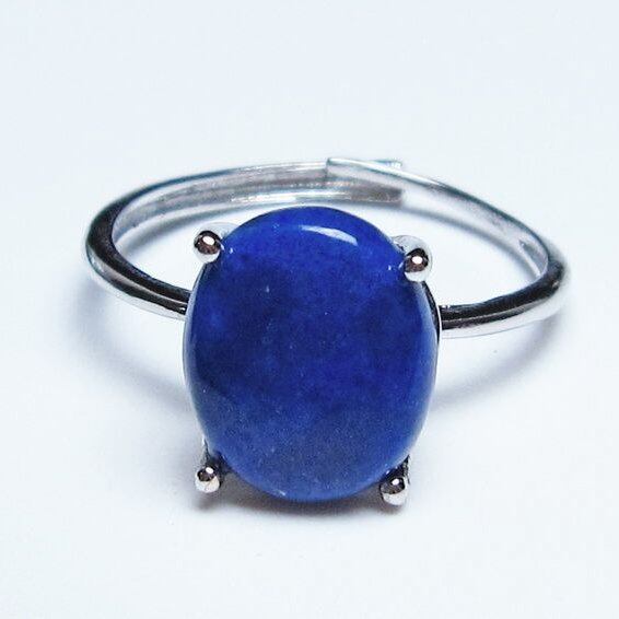 ラピスラズリ リング 指輪 フリーサイズ 17号 メール便可 一点物 115-7152