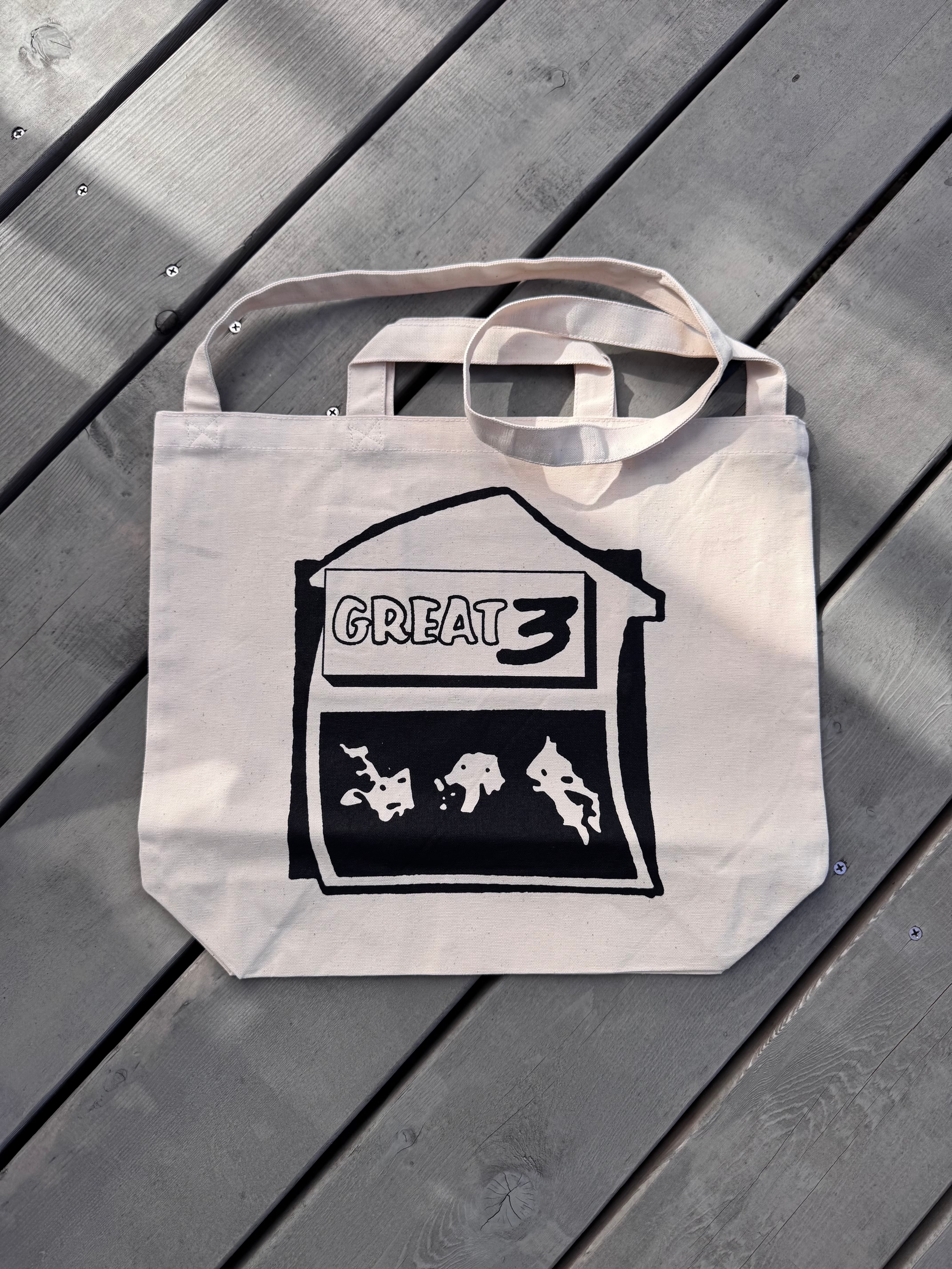 GREAT3 トートバッグ 2025年型:我喜屋位瑳務デザイン | ChiChi100 GREAT3 トートバッグ 2025年型:我喜屋位瑳務デザイン | ChiChi100