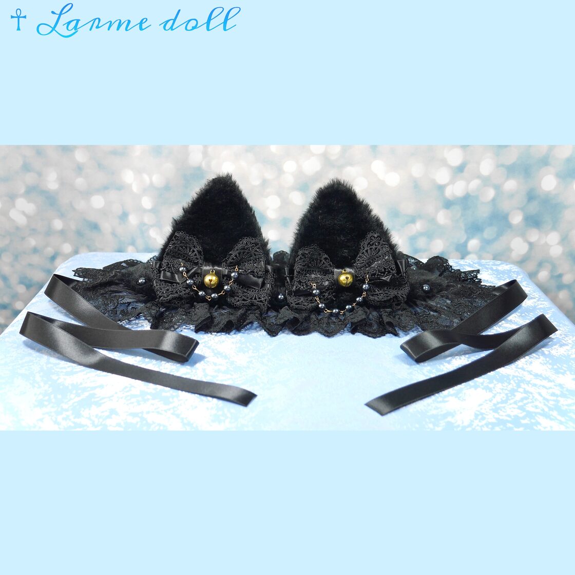受注生産】《☥》猫耳ファーヘッドドレス (黒) | Pay ID