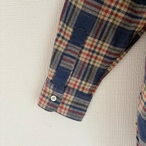 BANANA REPUBLIC オープンカラー チェックシャツ