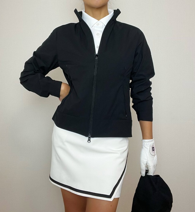 ＊即納＊cerva cardboard knit zip Parka  (Navy）【セットアップ可能・上下別売り】