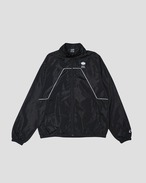 Spiral Logo Contrast Piping Track Jacket BLACK