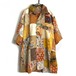 Vintage S / S Crazy Pattern Patchwork Shirt [1980s] [RIMBA BALI] Vintage Short Sleeve Crazy Patch Work Shirt
