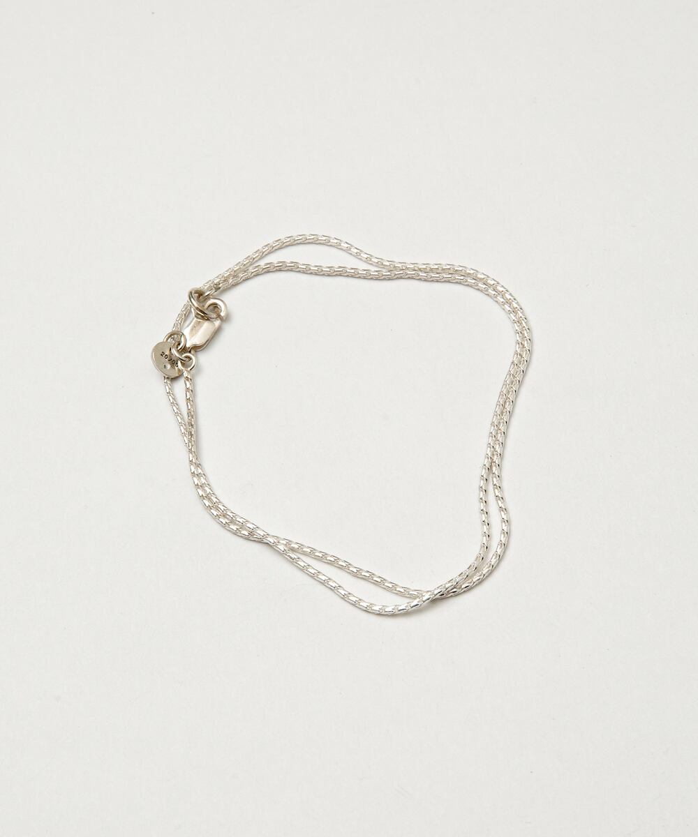 20/80・トゥエンティーエイティー/STERLING SILVER SCREW CHAIN DOUBLE
