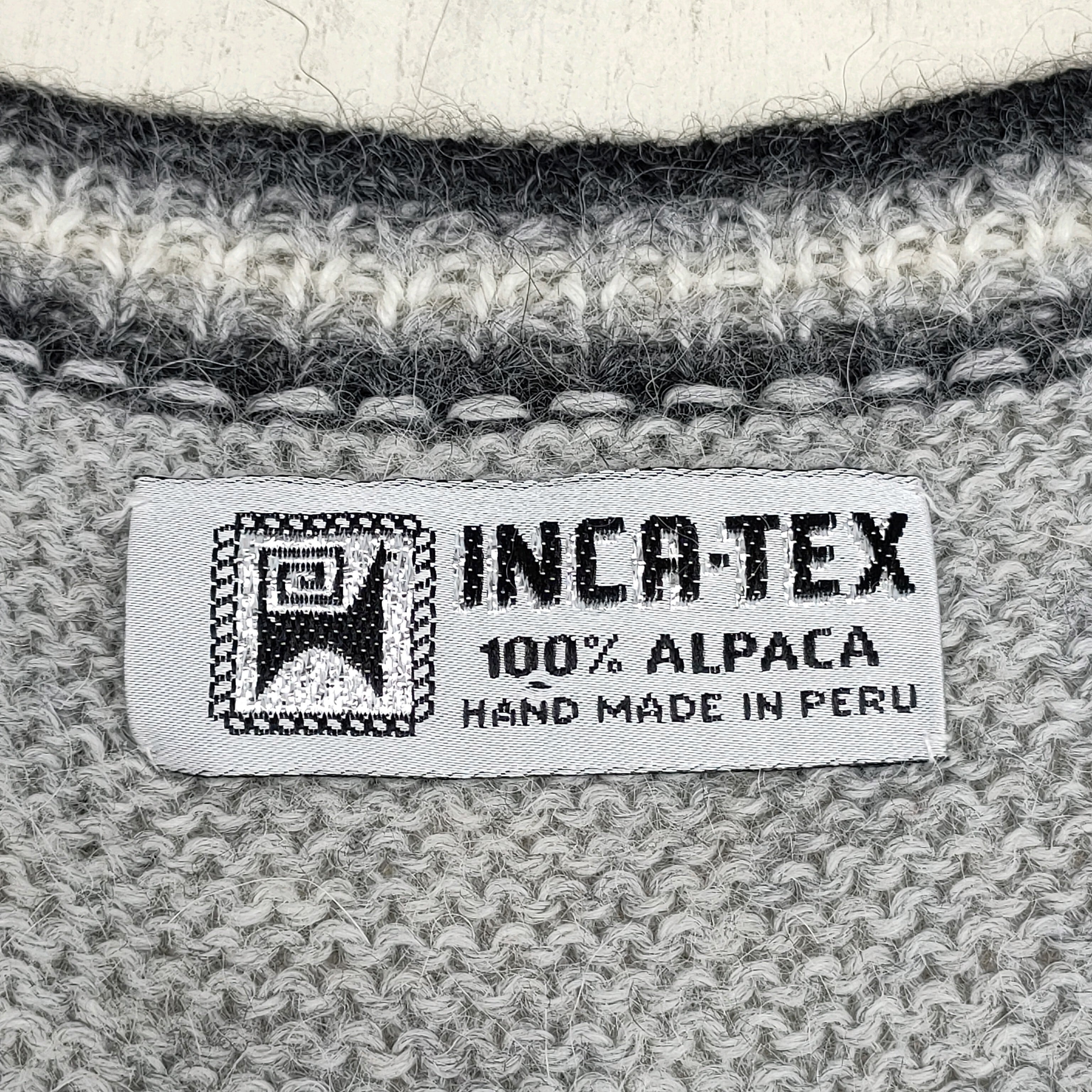 inca-tex アルパカ　ニット　ベスト　Peru製　alpaca