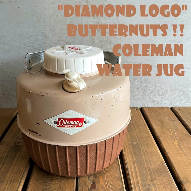 コールマン ウォータージャグ ダイヤロゴ 1ガロン ビンテージ サーモンピンク 1960年代 COLEMAN WATERJUG DIAMOND LOGO 1GALLON