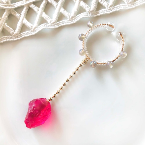 sugar candy cuff【GD】camellia × フラッシュオニキス