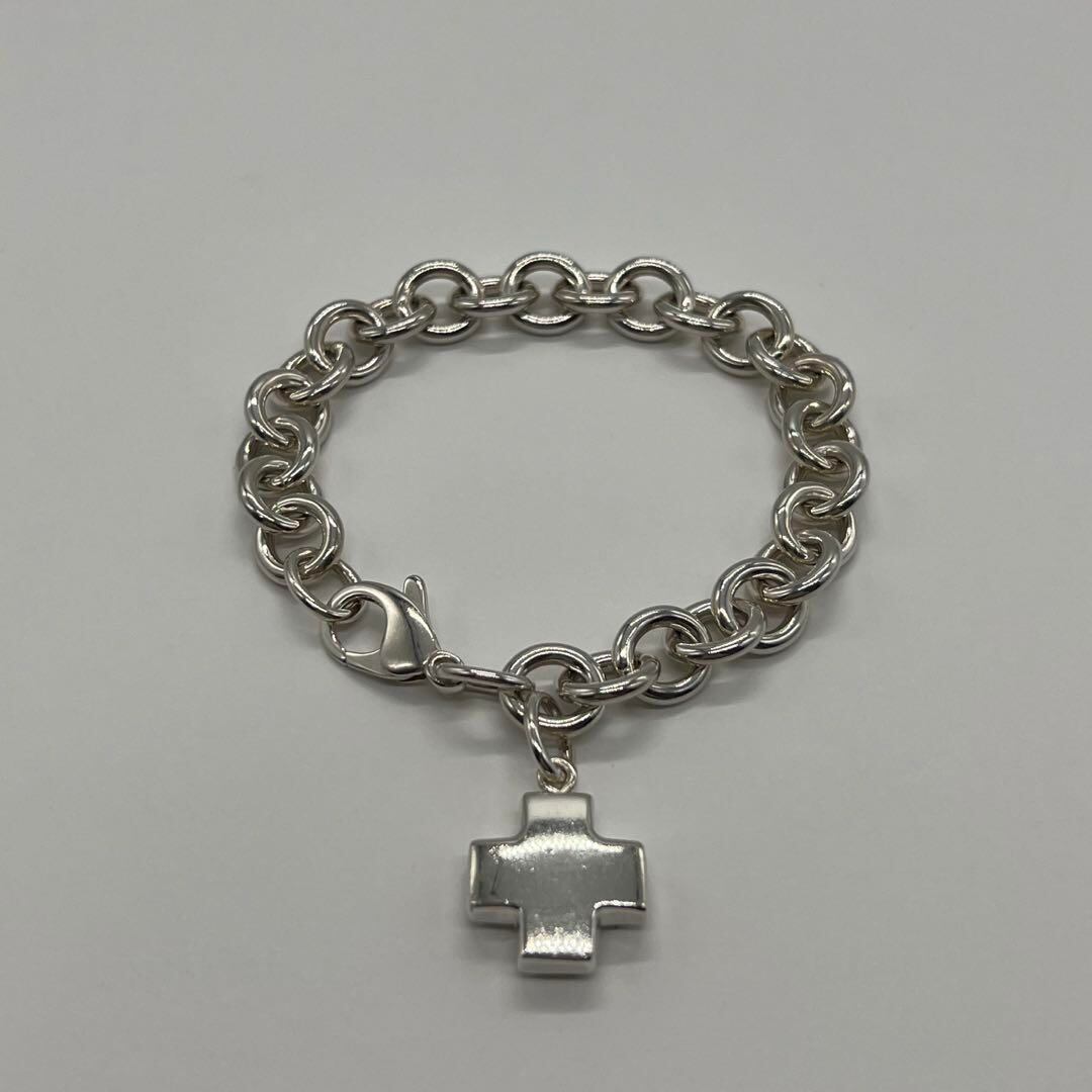 ティファニー TIFFANY&CO ローマンクロス チェーン ブレスレット