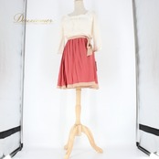 パーティドレス ワンピース LD prime エルディープライム カラオケ フォーマル 演奏会 発表会 二次会 白 ホワイト系 ベージュ系 レッド系 スタイルアップ 伸縮性 ドレス 女性用 結婚式 お呼ばれ 週末デート 丸首 長袖 かわいい 洗練された オシャレ シンプル カジュアル 特別な日 クラシック スリム フェミニン 軽やか 柔らかい