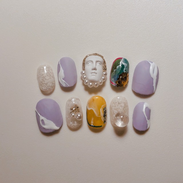 ネイルパーツ 顔 Aiueo