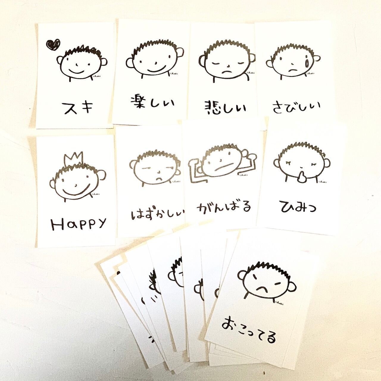 デジタルコンテンツ ハルのきもちいろいろカード モノクロ版 個の表情のイラストのデータ Pulusualuha デジタルコンテンツ ハルのきもちいろいろカード モノクロ版 個の表情のイラストのデータ Pulusualuha