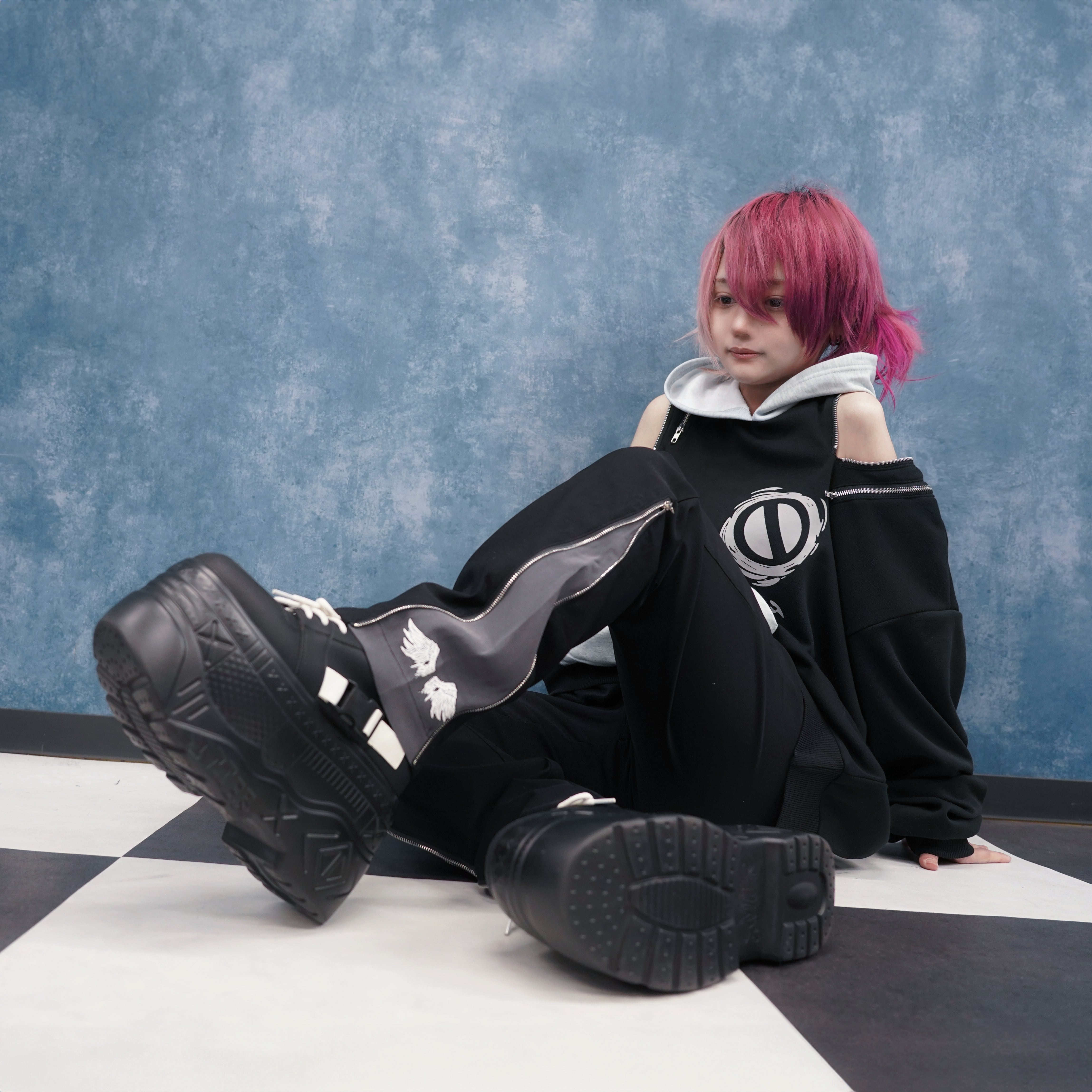 裾ZIPPER 2WAY UNISEXスキニーパンツ【WING】 | NIER CLOTHING