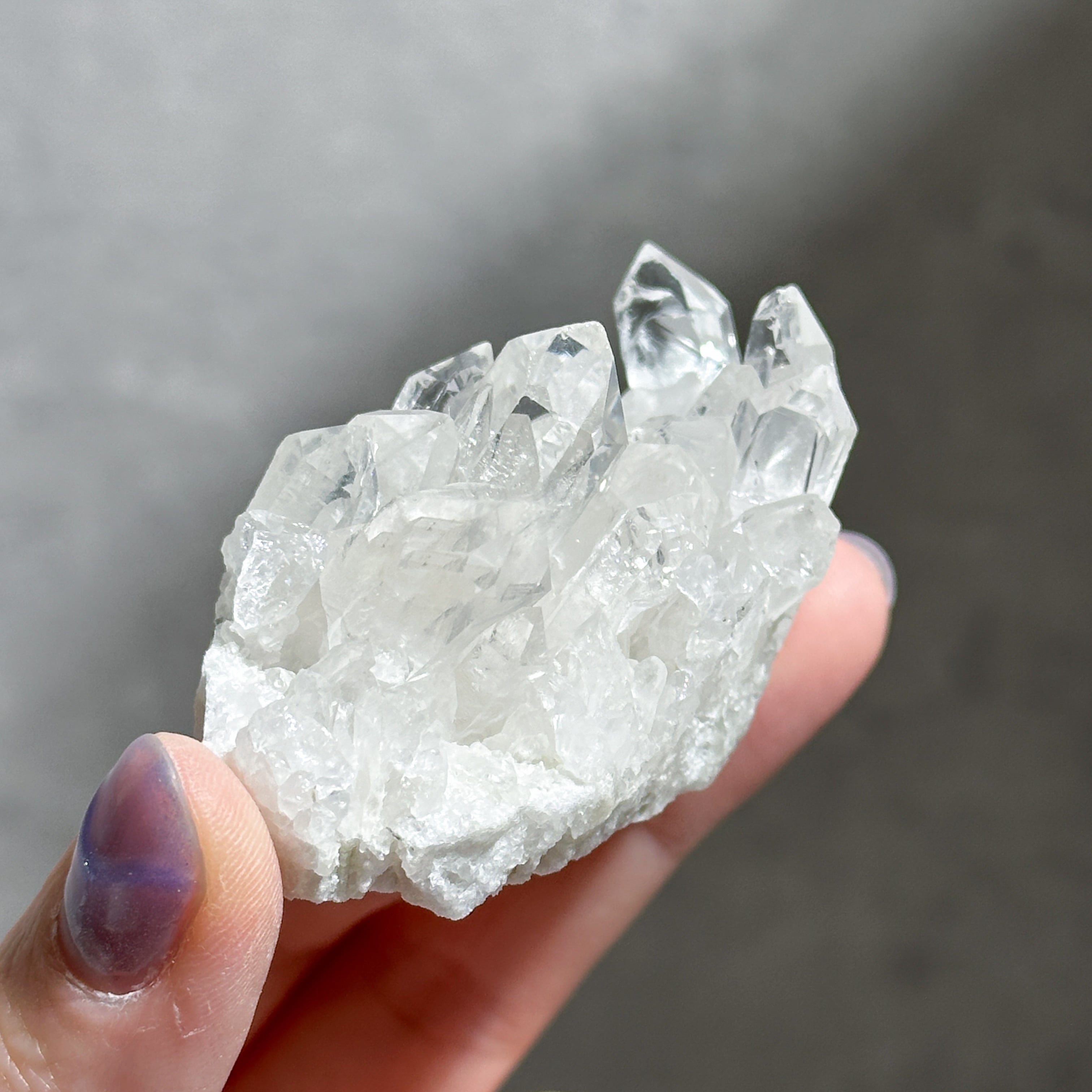 ゼッカ産水晶クリアクォーツ クラスター92◇ Clear Quartz From Zeca
