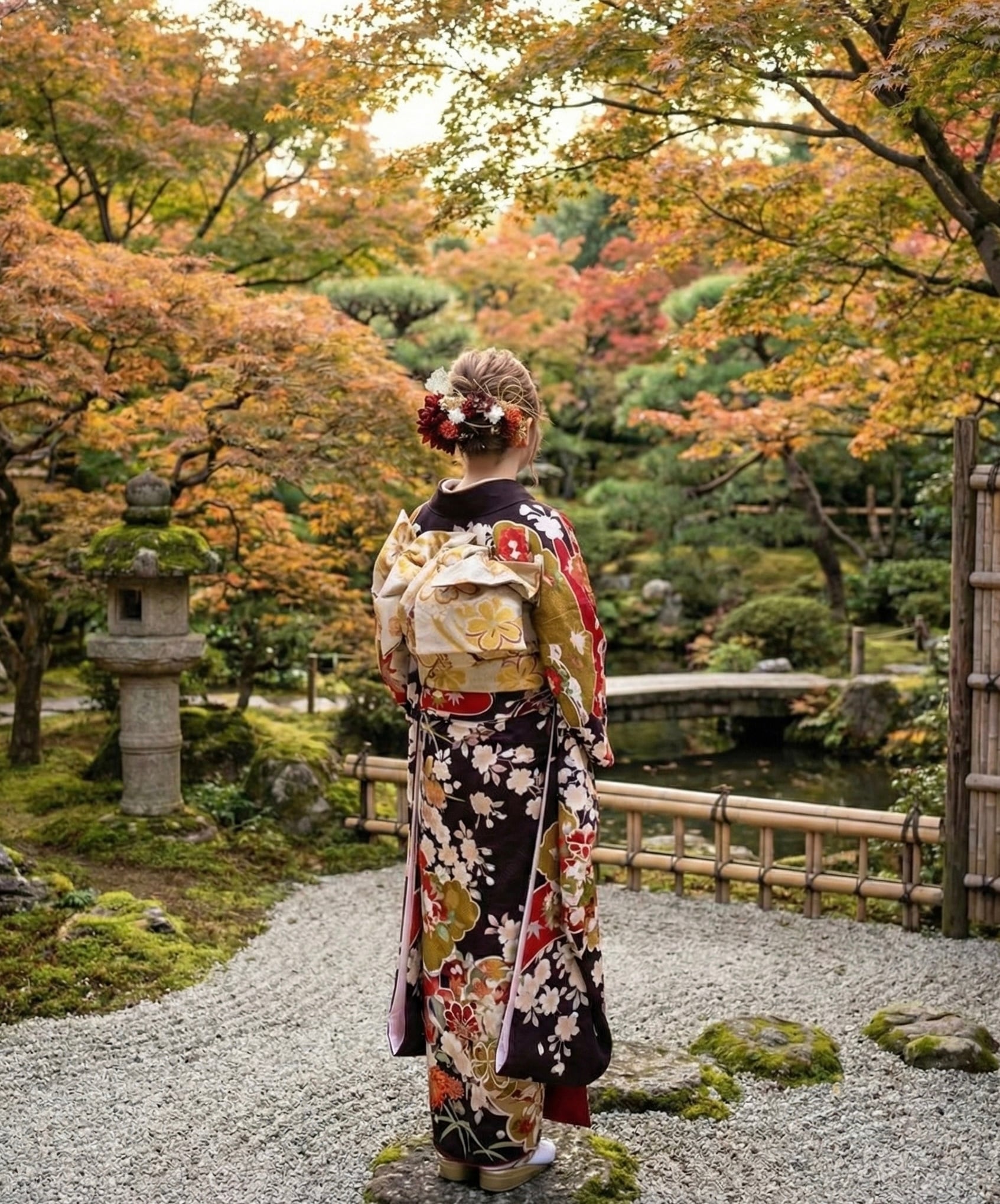 ワインレッドダリア髪飾り 成人式 振袖 卒業式 袴 結婚式