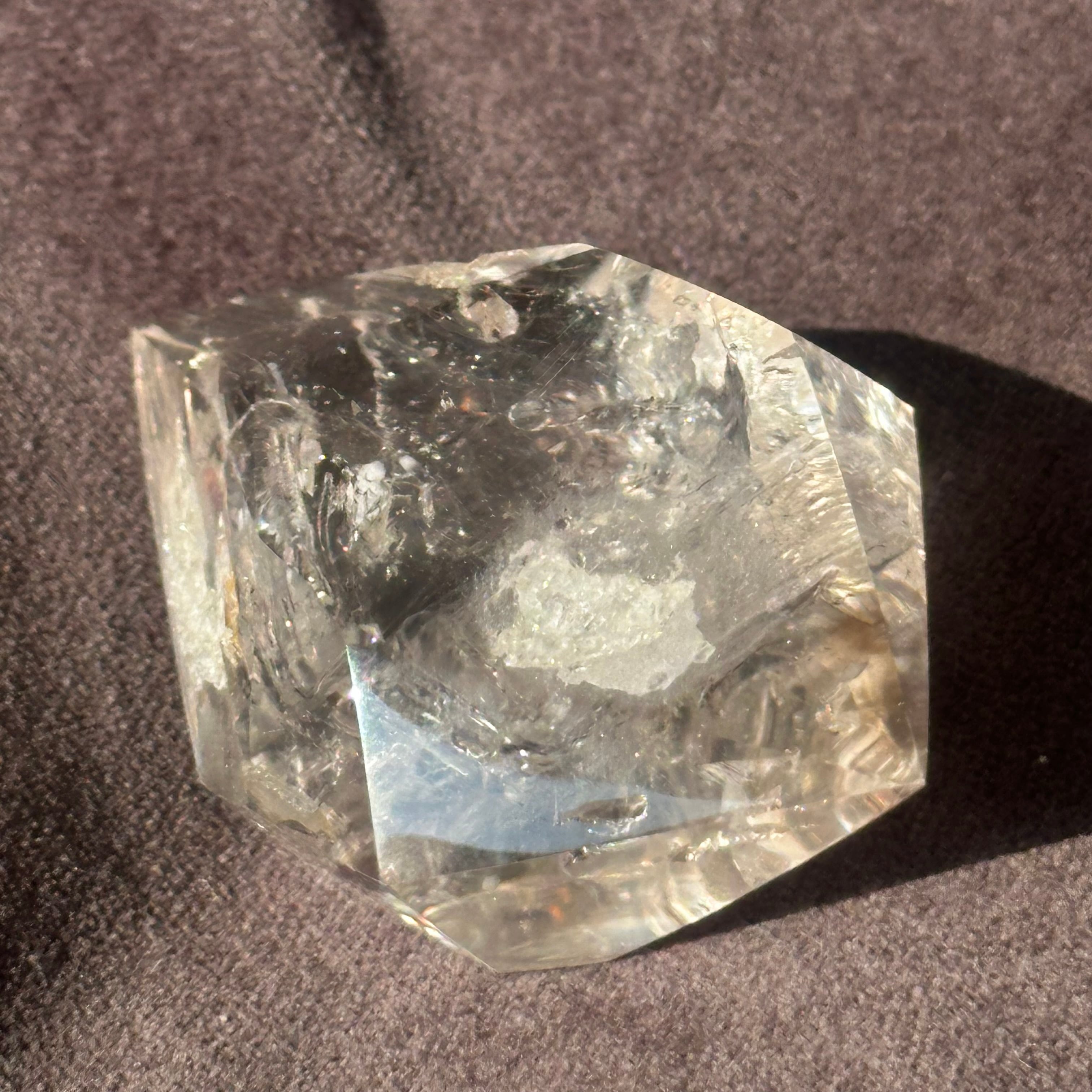 水入り 水晶】ダブル ポイント エンハイドロ クォーツ | s'harmoniser