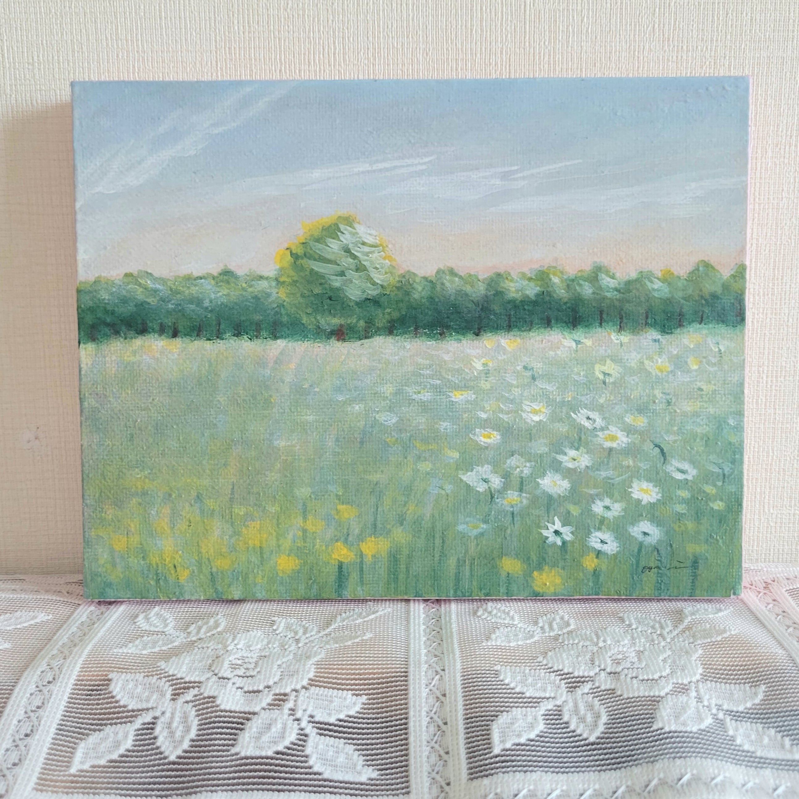 テキサスの野原 野草 キャンバスウォールアート 原画/キャンバス/癒しのアート/風景画 | Mahalo.