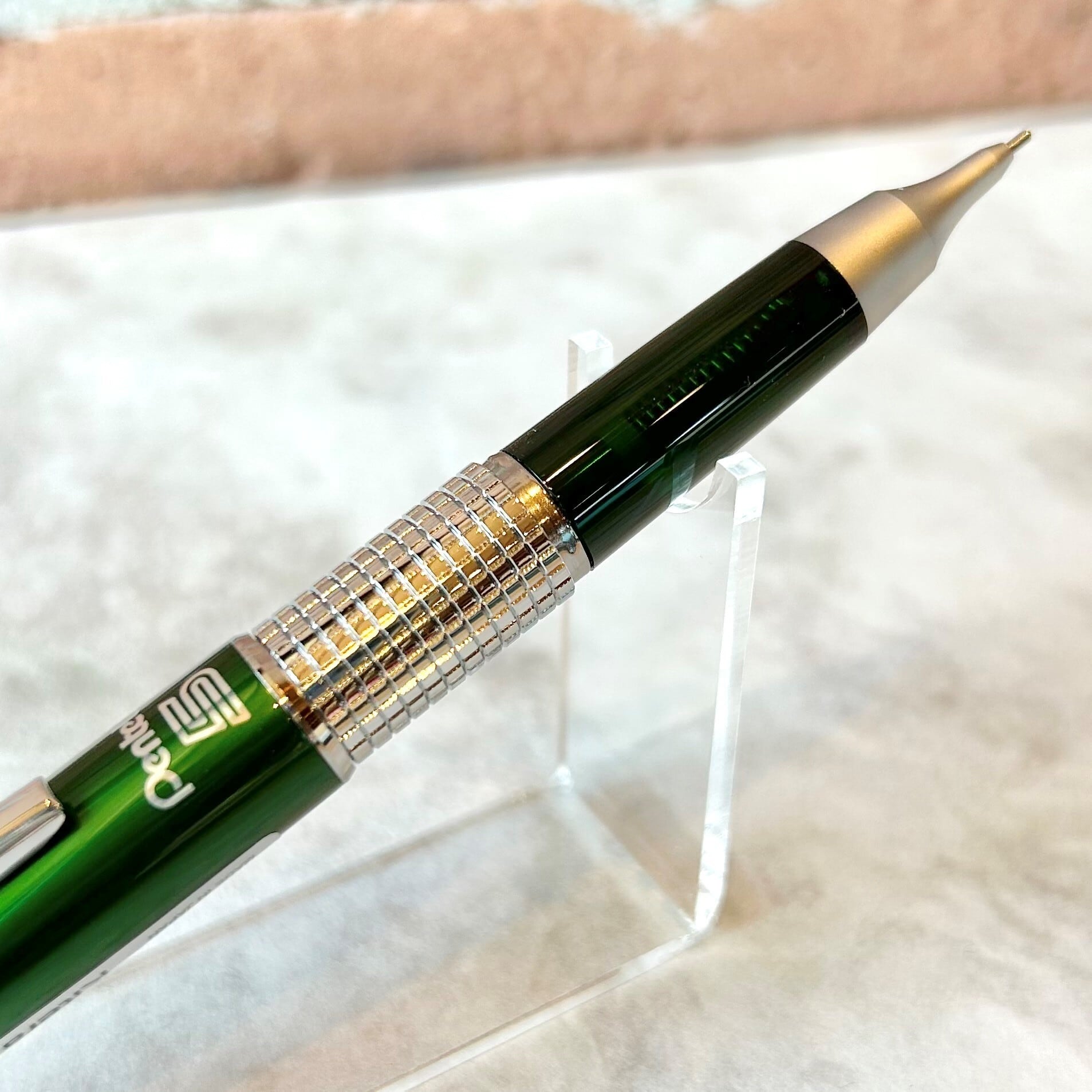 限定品】ぺんてる「KERRY」シャープペンシル／レトログリーン（紀寺