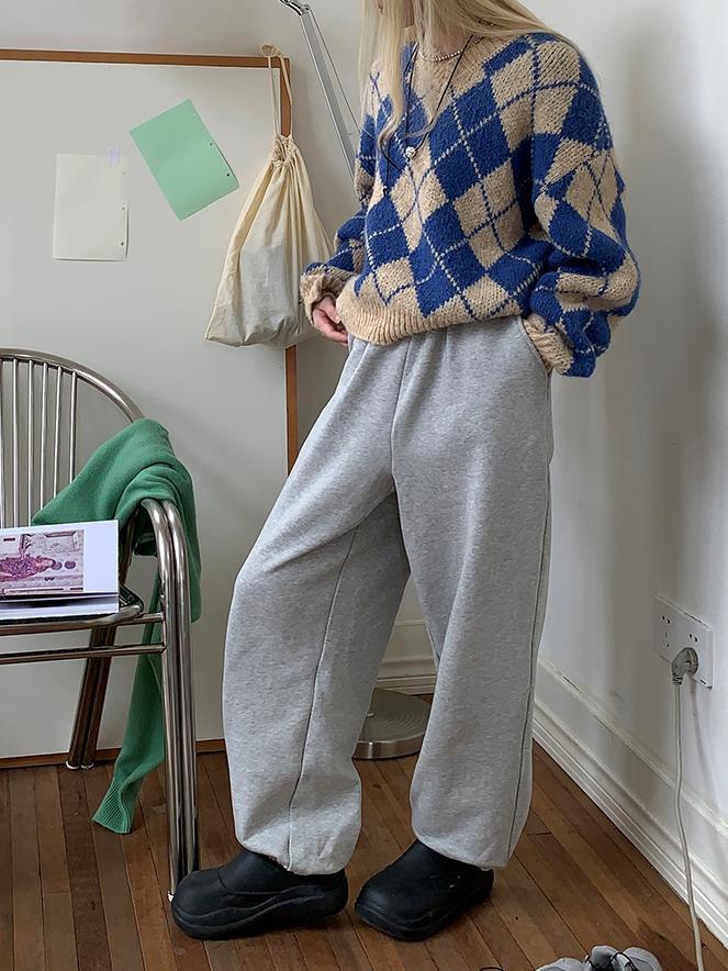 V-neck argyle knit（Vネックアーガイルニット）c-622 | konotoki