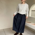 [NARU]8ozムラデニム エッグスカート