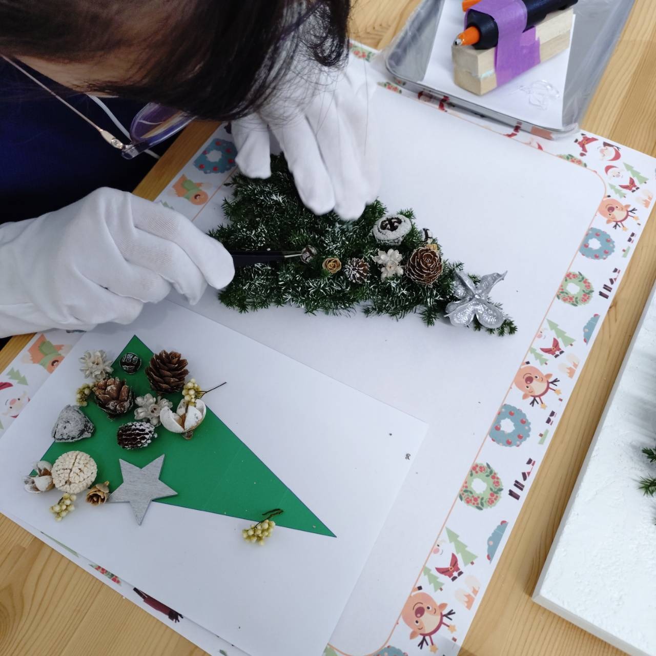 2025 冬のワークショップ予約　②クリスマスツリーボード