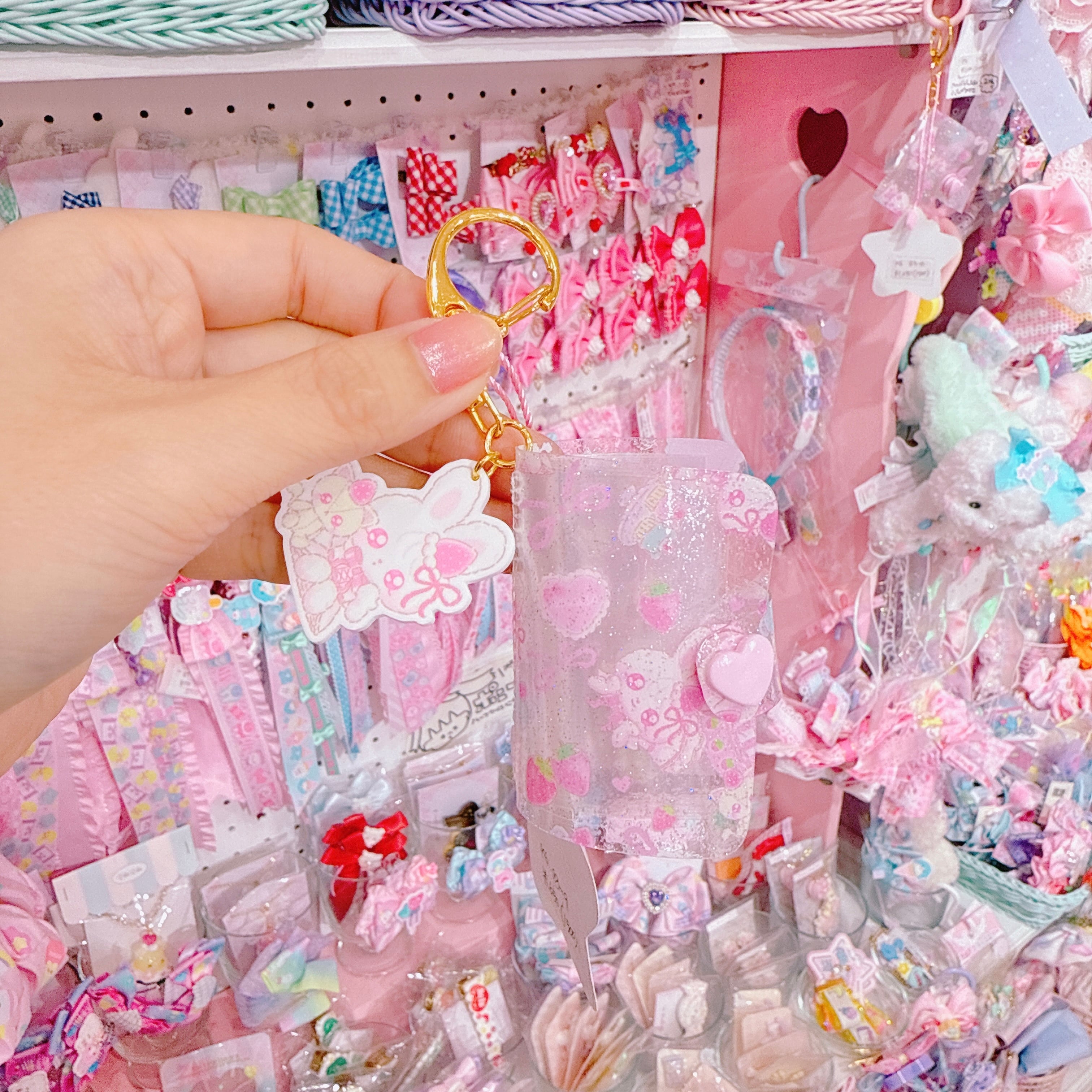 【K6】83-9ミニシールブックキーホルダー