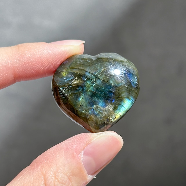 ラブラドライト ハート21◇ Labradorite ◇天然石・鉱物・パワーストーン