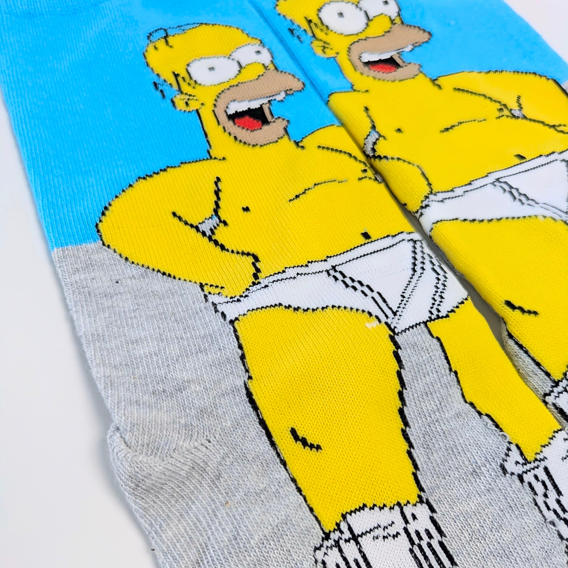 【 crew socks / クルーソックス 】『 The Simpsons / シンプソンズ / ホーマーパンイチ(笑)2 』 靴下 / ソックス〚アメリカン雑貨 アメトイ〛