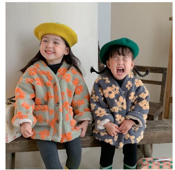 新作子供服★ファーコート★ファッションふわふわコート★冬キッズコート★ムートンコート
