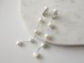 fleshwater pearl long pierce,earring
