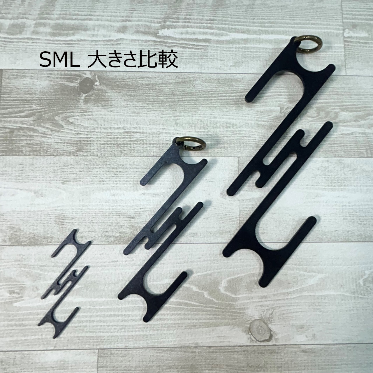 フック「霞」　サイズL　丸カン付